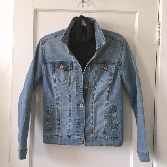 Nwot Cavalini Denim Collection Jacket 
